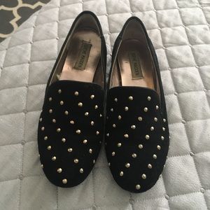 Steve Madden suede loafers.